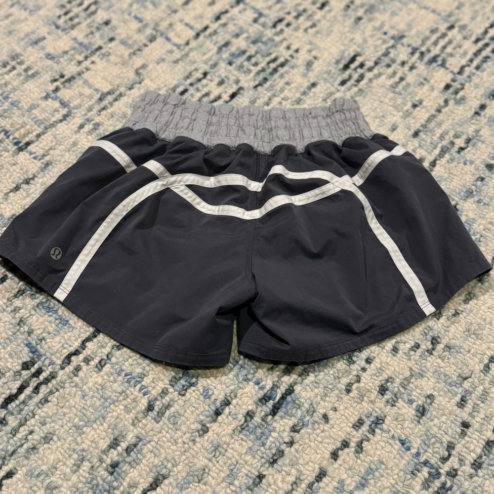 lululemon athletica Navy and Gray Running Shorts